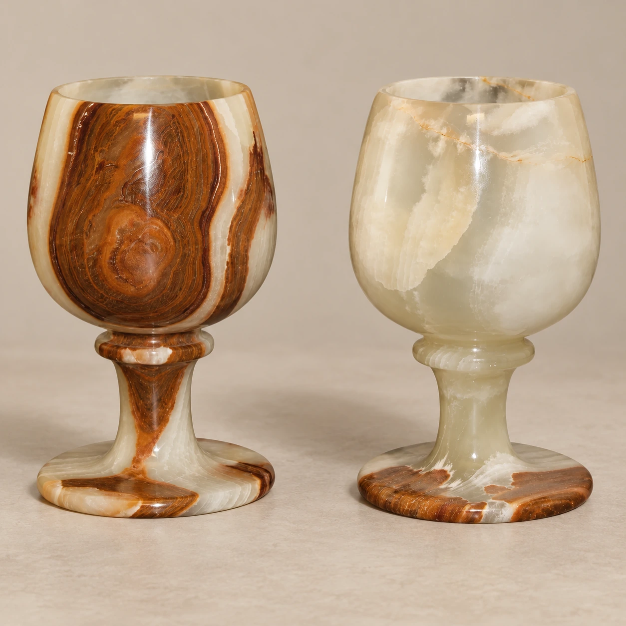 Onyx Wine Goblets